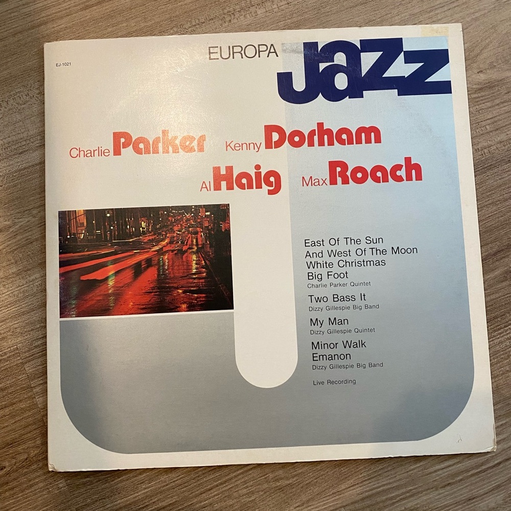 Europa Jazz Vinyl Record Charlie Parker dizzy Gillespie Duke Ellington Coltrane